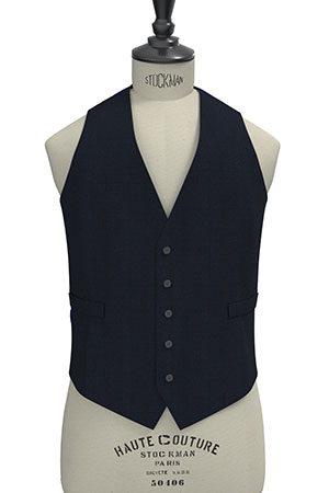 ANGELICO Super100s ネイビーピンヘッド(103080)