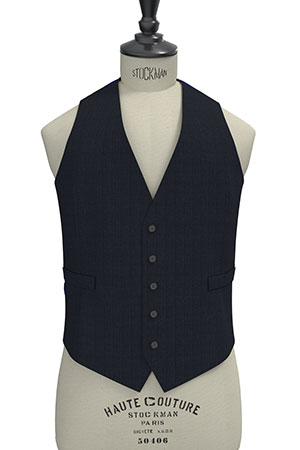 COMERO STRECH Super100s ネイビーシャドーストライプ(103088)