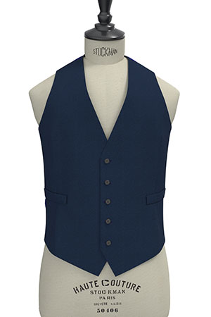 E.THOMAS COTTON ブライトネイビーツイル(103113)