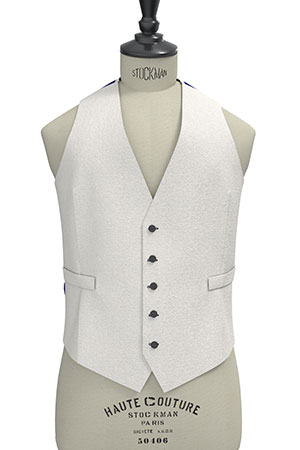 E.THOMAS COTTON ホワイトツイル(103115)