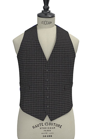 TOLLEGNO  STRECH グレーチェック(103125)