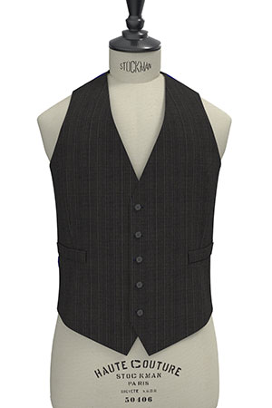 CORDUAL STRECH ダークネイビーストライプ(103133)