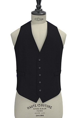 BASIC STRECH Super110s ネイビーシャドーストライプ(103147)