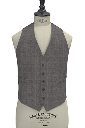 BASIC STRECH COOLMAX ライトグレー・メランジ(103176)