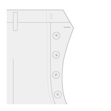 ボタンフロント