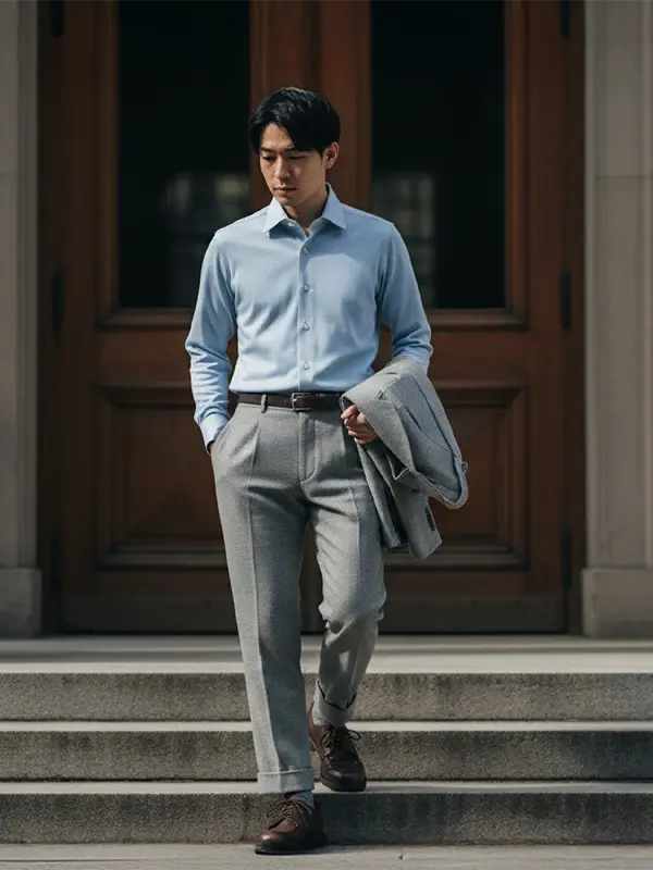 トリコット・ニットシャツ