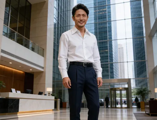 BASIC EZ CARE WHITE BROAD SHIRTS