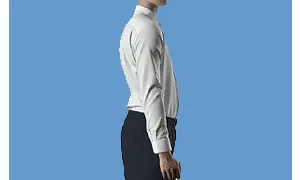 シャツの体サイズを測る